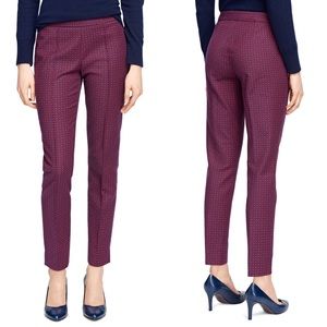 Brooks Brothers Natalie Fit Cotton Jacquard Pants